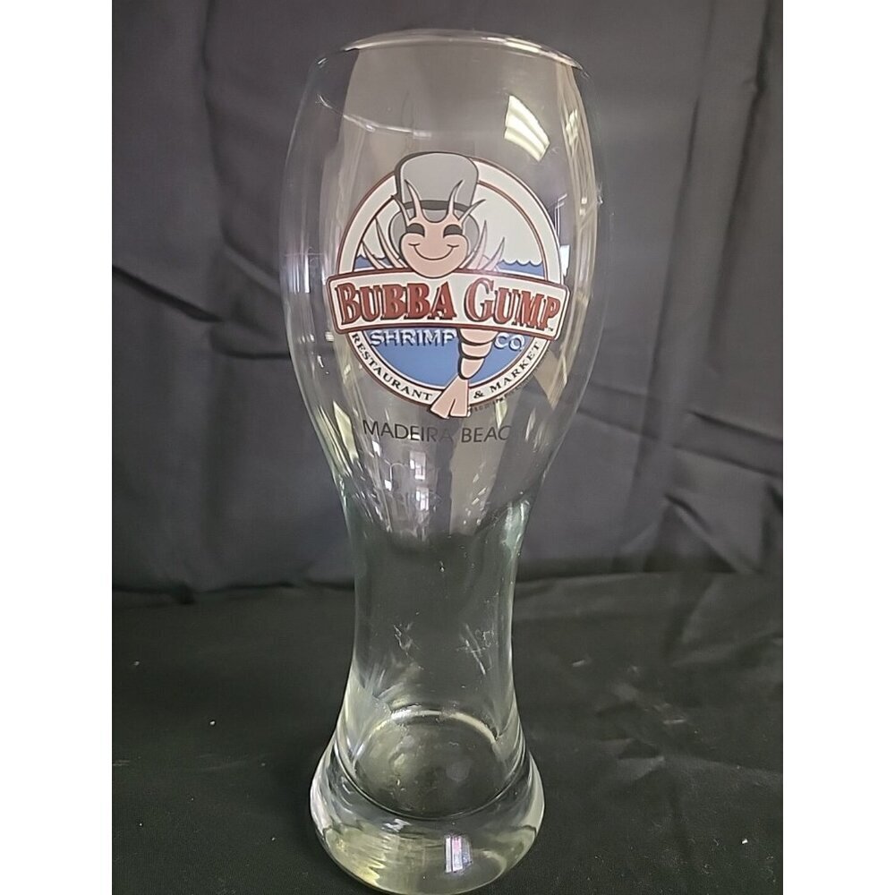 Bubba Gump‎ Shrimp Pilsner Glass, Madeira Beach. Good Condition